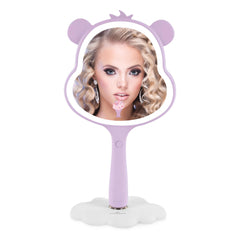 Impressions Vanity Care Bears Share Bear LED mirror front view with bright desk lighting