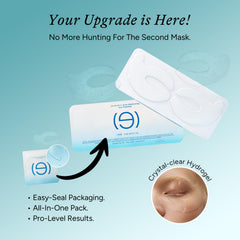 In My Eyes ultra-thin hydrogel eye patches grip securely without slipping.