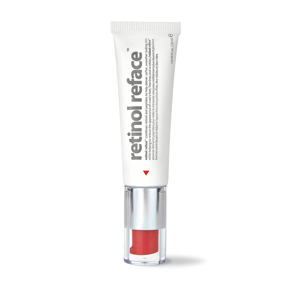INDEED Labs Retinol Reface 1oz bottle supports overnight resurfacing for smoother skin.