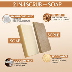 INDIAN SECRETS coconut milk and niacinamide soothe while cleansing your skin.