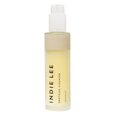 Indie Lee Soothing Cleanser bottle close-up showing hydrating formula for sensitive skin