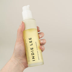Indie Lee Soothing Cleanser rose damascena visual highlighting hydrating care