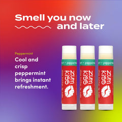Indigo Wild Kiss Stick peppermint scent delivers a refreshing lip experience.