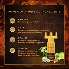 INDULEKHA Bringha oil pouring action shows easy use and control
