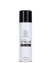 Iinebrya Style-In Thermo Spray bottle demonstrates heat protection for smooth, shiny styling.