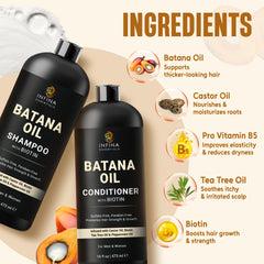Batana Oil Conditioner application shot shows easy detangling.