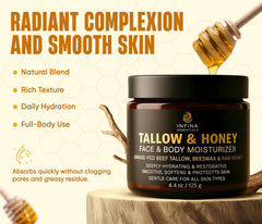 INFINA ESSENTIALS Beef Tallow Honey Elbows Knees: helps soften rough skin.