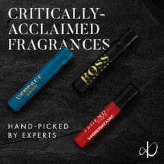 Infinite Scents travel case for cologne samples on the go