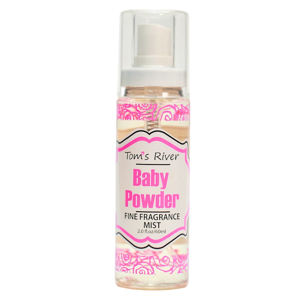 Infinix baby powder scent fragrance mist bottle — gentle unisex freshness