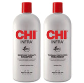 Infra Shampoo & Treatment 32oz Duo Set bottle for long-lasting cleansing.