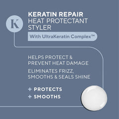 Infusion K spray nozzle demonstrating even distribution for styling