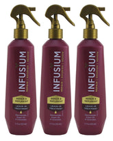 Infusium Leave-In Treatment bottle pour delivers lightweight nourishment for hair