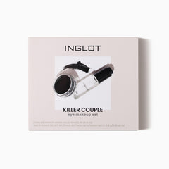 Inglot Eye Set AMC Eyeliner Gel 77 tube for bold, long-lasting lines.
