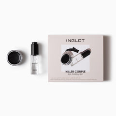 Inglot Eye Set packaging box shown for compact travel-ready makeup.
