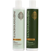 Ingreendients shampoo bottle showcasing a non-toxic vegan formula for sensitive scalps and color-treated hair.