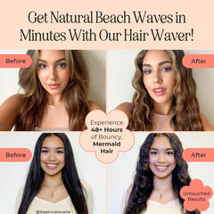 INH Hair Waver 3 Barrel side view highlighting ergonomic grip