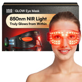 INIA red light therapy eye mask focused on under-eye area for smoother skin