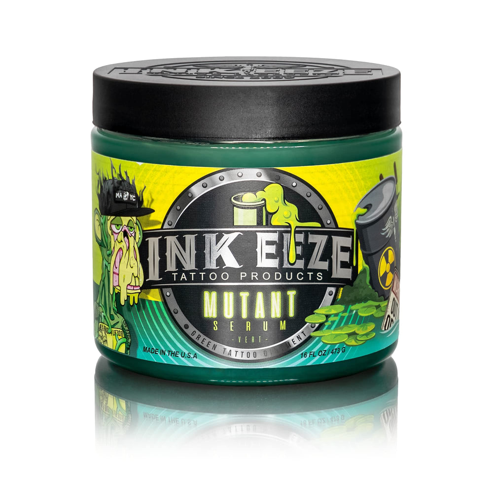 INK-EEZE Mutant Serum jar front highlights collectible NFT branding.
