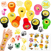 INKSOMOBA bee stamps assortment for crafts and cards.