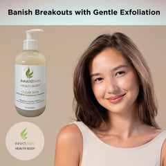 Innate Skin Jojoba beads exfoliate gently for supple skin