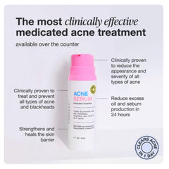 Innbeauty Project Acne Serum texture swirl showing medicated formula