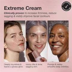iNNBEAUTY PROJECT Extreme Cream texture close-up, silky formula for daily nourishment.