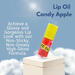 Innbeauty Project Glaze For Days Cinnamon Bun lip oil bottle with rosy brown warmth and soft finish