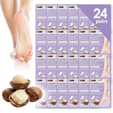 Innerest Derma Beauty Foot Mask packaging close-up shows moisture-rich formula for dry feet.