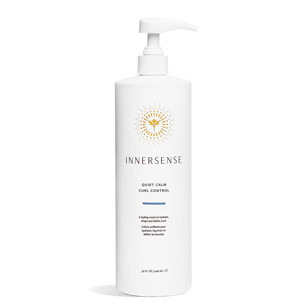 INNERSENSE Curl Control pump bottle delivers hydration for defined curls.