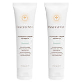INNERSENSE Hydrating Cream Hairbath Shampoo bottle close-up showing hydration for dry hair
