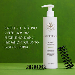 Curls styled with INNERSENSE I Create Curl Memory Gel look smooth and hydrated.