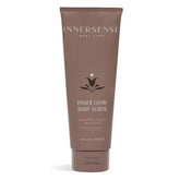 INNERSENSE Inner Glow Body Scrub jar with silky gel for smoother skin.