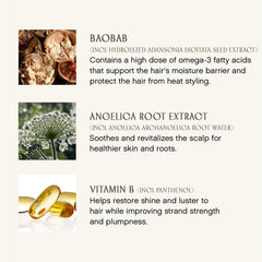 INNERSENSE priming spray plumps hair from roots to ends for styling.