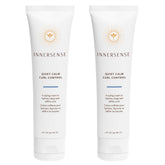 INNERSENSE Quiet Calm Curl Control bottle showing creamy, hydrating formula for defined curls.