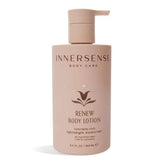 INNERSENSE Renew Body Lotion bottle highlights a lightweight, hydrating formula.