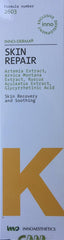 Dispensing action of INNOAESTHETICS Skin Repair Cream for easy use.