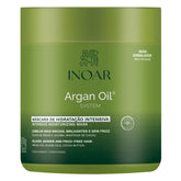 INOAR Argan Oil Hair Mask bottle close-up delivering rich hydration