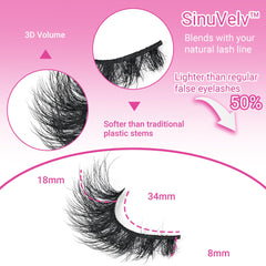INSPEAUTY 14-pair bulk lashes for value and versatility.
