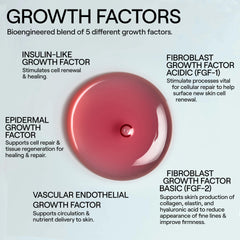 InstaFacial Growth Factor Serum texture closeup with weightless finish