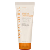 InstaNatural Retinol Nighttime Moisturizer bottle highlights premium packaging for nighttime care.