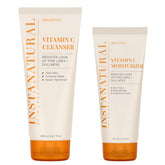 InstaNatural Vitamin C cleanser bottle in a refreshing daily-use scene