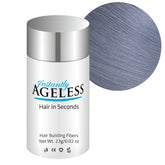 Instantly Ageless Hair in Seconds fibers in bottle for quick volume boost.