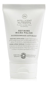 Intelligent Nutrients Refining Micro Polish bottle for smoother skin texture.