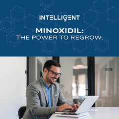 Intelligent Shop Minoxidil 2 oz bottle ready for compact travel or storage.