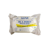 Dr. S. Wong's Sulfur Soap shows moisturizing lather for clean skin.