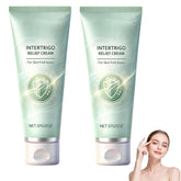 Intertrigo Relief Cream bottle close-up for on-the-go moisture protection.