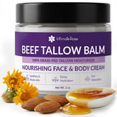 Intimate Rose whipped beef tallow balm jar for rich hydration and everyday skin support.