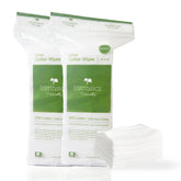 Intrinsics large cotton squares 4x4 pad ready to unfold for efficient makeup removal