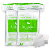 Intrinsics Petite Cotton Squares two-pack front view for precise makeup removal
