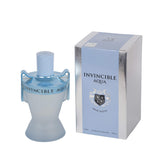 Invincible Aqua bottle close-up by Mirage Brands, ideal for daily wear and confident presence.